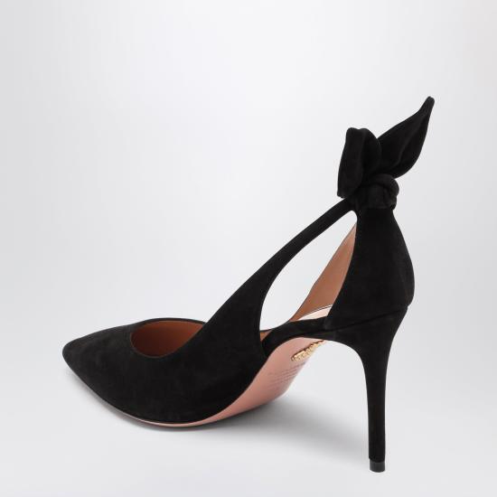 26FW 아쿠아주라 힐/펌프스 DENMIDP0SUE Black - AQUAZZURA