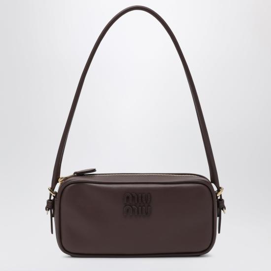 26FW 미우미우 레더 파우치 미우미우 5NE024AF8W Brown