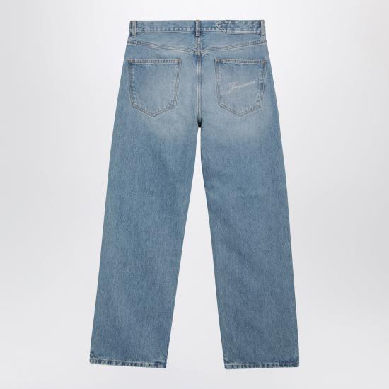 26FW 자크뮈스 스트레이트 데님 팬츠 PAM00028AD00038 Blue - JACQUEMUS