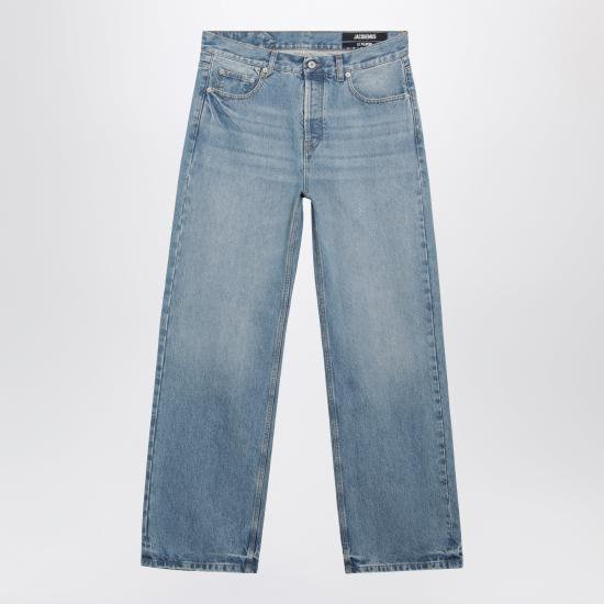 26FW 자크뮈스 스트레이트 데님 팬츠 PAM00028AD00038 Blue
