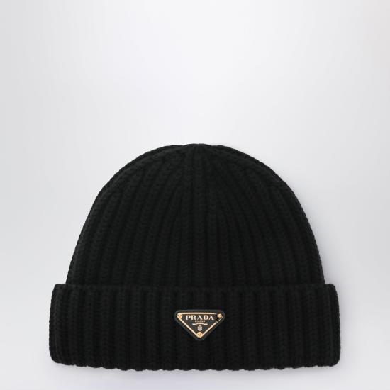 26FW 프라다 울 비니 울 비니 1HC3902DZL Black