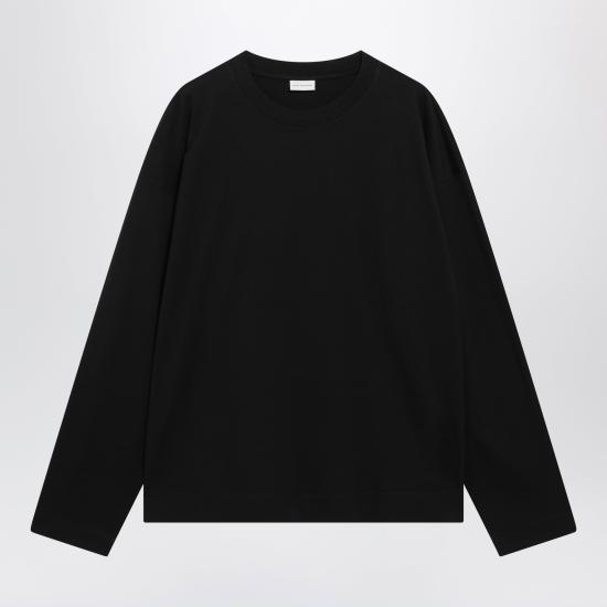 26FW 드리스 반 노튼 탑 0211084603 Black