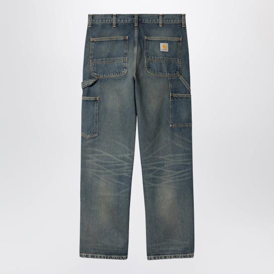 26FW 칼하트 WIP 스미스 데님 더블 니 팬츠 I032699CO Blue - CARHARTT WIP