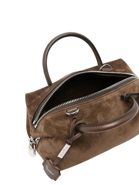 26FW 막스마라 토트백 2624516111600 HOLDALLSSUEDE002 BROWN - MAX MARA