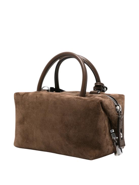 26FW 막스마라 토트백 2624516111600 HOLDALLSSUEDE002 BROWN - MAX MARA