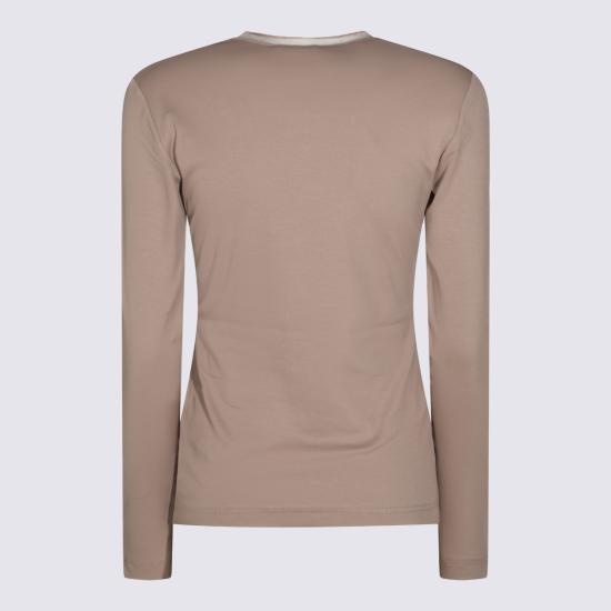26FW 파비아나 필리피 긴팔 티셔츠 JED216F604 L9070165 MOKA MERINGA - FABIANA FILIPPI