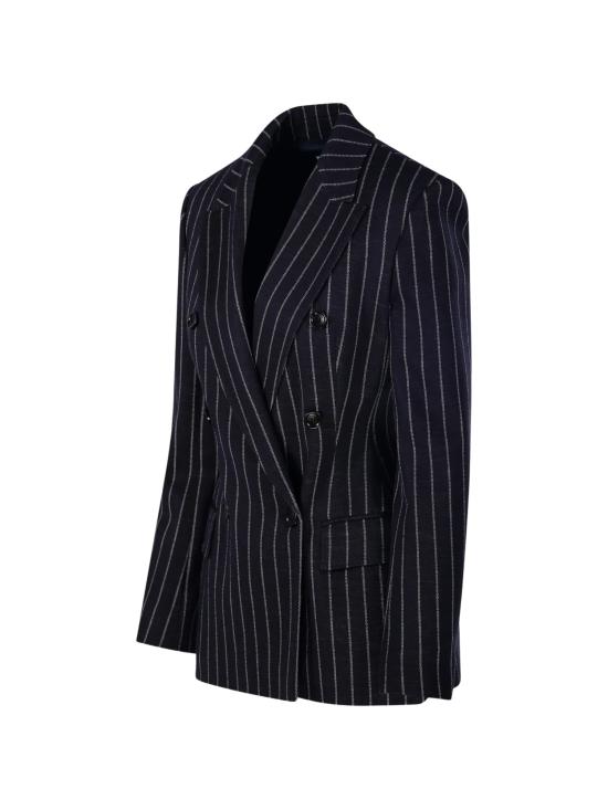 26FW 막스마라 핀스트라이프 버진 울 블레이저 자켓 2621916051600 MXMBALTA002 NAVY - MAX MARA