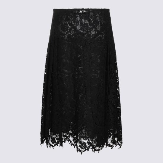 26FW 펜디 미디 스커트 FQ7762 B1U2F0QA1 NERO - FENDI