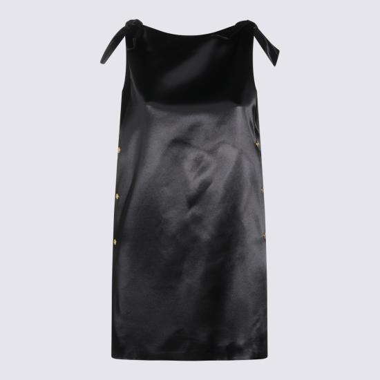 26FW 셀린느 미디 원피스 RR0R33E99 38NO BLACK - CELINE