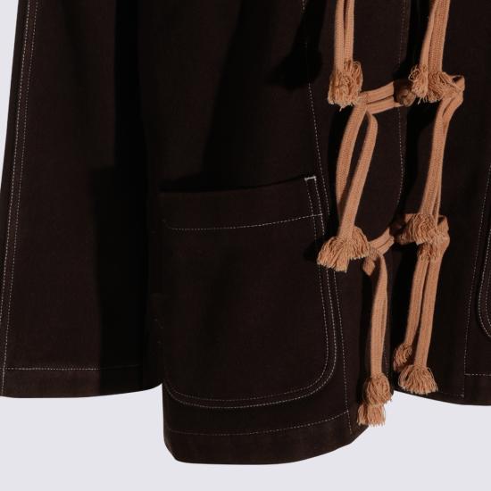 26FW 우마 왕 자켓 UP6033 UW600 BROWN - UMA WANG