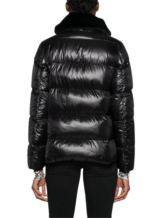 26FW 에르노 울트라라이트 나일론 & 레이디 얼터너티브 퍼 다운 자켓 PI001923D 12017Z9300 BLACK - HERNO