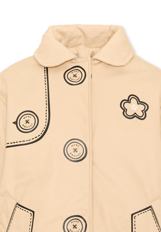 26FW [키즈] 마크제이콥스 트렌치 코트 W61016 296 BEIGE - MARC JACOBS