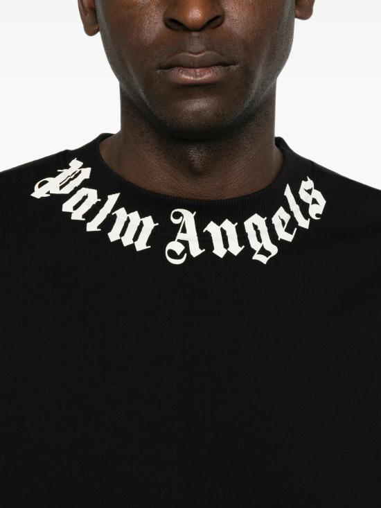 26FW 팜앤젤스 스웨터 PAMBA003 FL001 1003 BLACK - PALM ANGELS