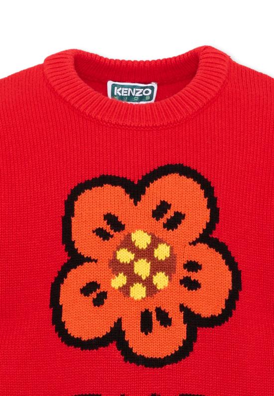 26FW [키즈] 겐조 니트/스웻셔츠 K62007 990 RED - KENZO