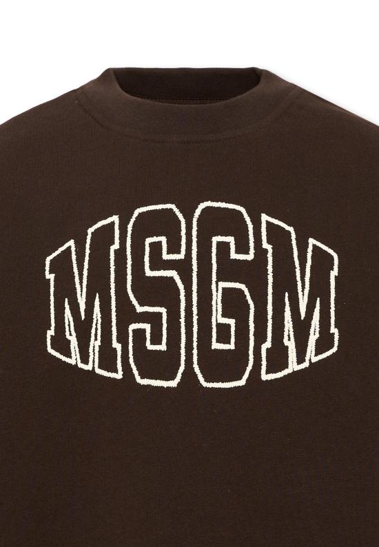 26FW [키즈] 엠에스지엠 니트/스웻셔츠 F6MSJUSW039 943 BROWN - MSGM