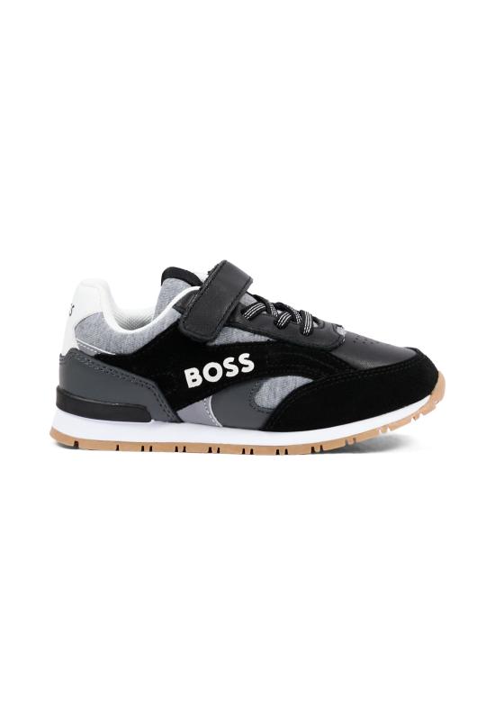 26FW [키즈] 보스 스니커즈 J53544 09B BLACK