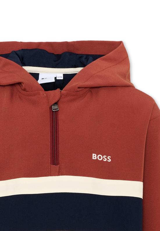 26FW [키즈] 보스 니트/스웻셔츠 J53399 95G BORDEAUX - BOSS
