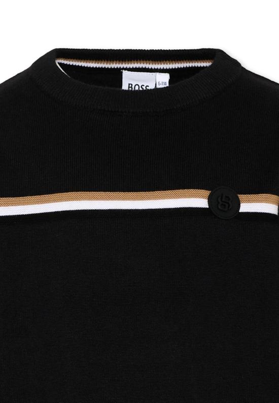 26FW [키즈] 보스 니트/스웻셔츠 J53389 09B BLACK - BOSS