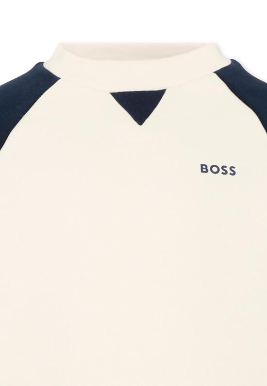26FW [키즈] 보스 니트/스웻셔츠 J53397 120 IVORY - BOSS