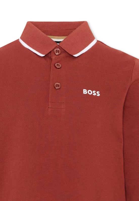 26FW [키즈] 보스 폴로 셔츠 J53376 95G BORDEAUX - BOSS