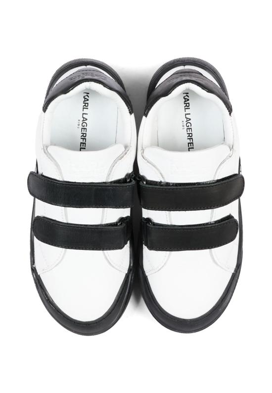 26FW [키즈] 칼라거펠트 스니커즈 Z31411 M41 WHITE - KARL LAGERFELD
