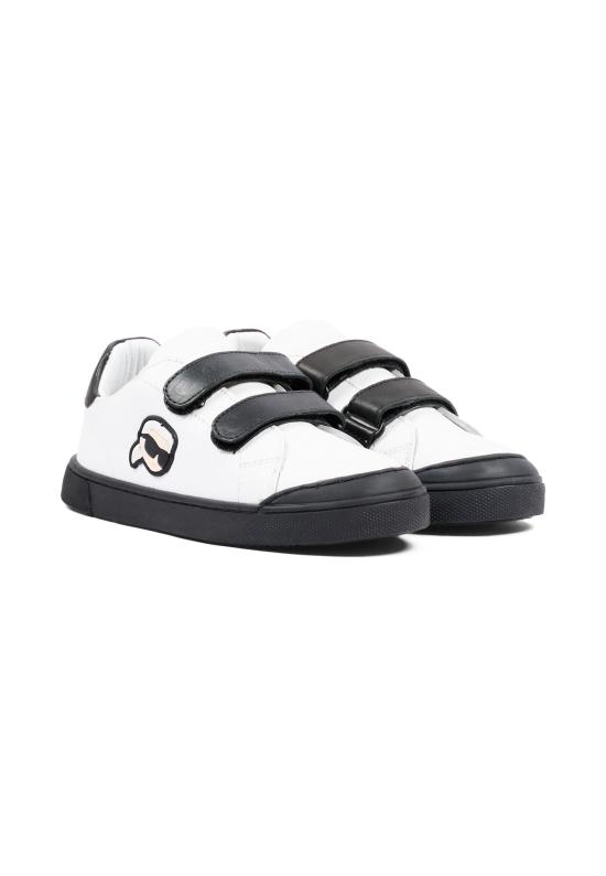 26FW [키즈] 칼라거펠트 스니커즈 Z31411 M41 WHITE - KARL LAGERFELD