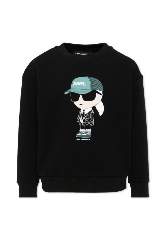 26FW [키즈] 칼라거펠트 니트/스웻셔츠 Z31370 09B BLACK