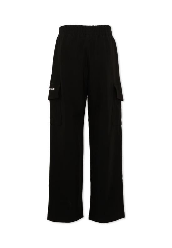 26FW [키즈] 칼라거펠트 스트레이트 팬츠 Z31387 09B BLACK - KARL LAGERFELD