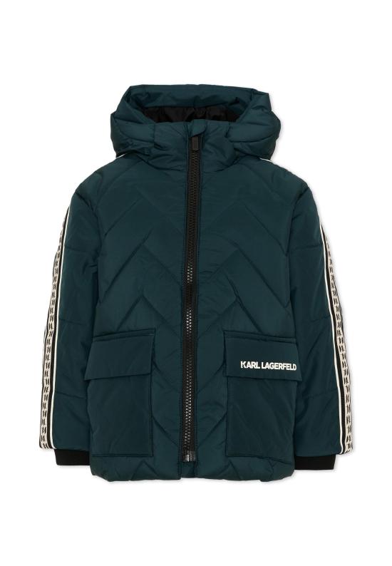 26FW [키즈] 칼라거펠트 자켓 Z31395 672 GREEN