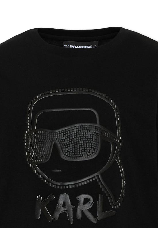 26FW [키즈] 칼라거펠트 티셔츠 Z31360 09B BLACK - KARL LAGERFELD