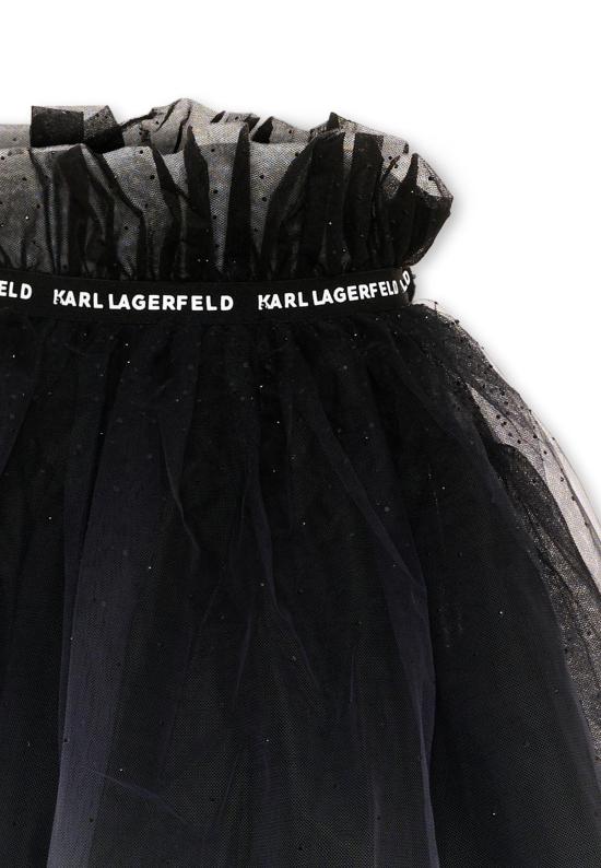 26FW [키즈] 칼라거펠트 스커트 Z31347 N50 BLACK - KARL LAGERFELD