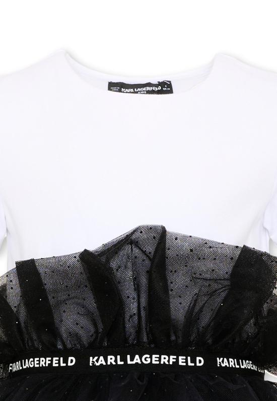 26FW [키즈] 칼라거펠트 원피스 Z31326 N50 BLACK - KARL LAGERFELD