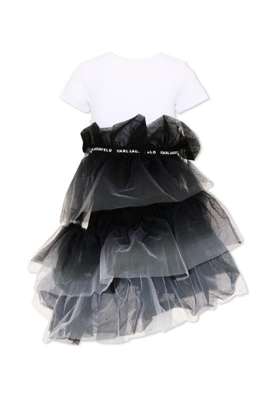 26FW [키즈] 칼라거펠트 원피스 Z31326 N50 BLACK - KARL LAGERFELD