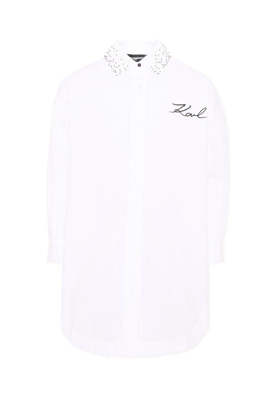 26FW [키즈] 칼라거펠트 원피스 Z31332 10P WHITE