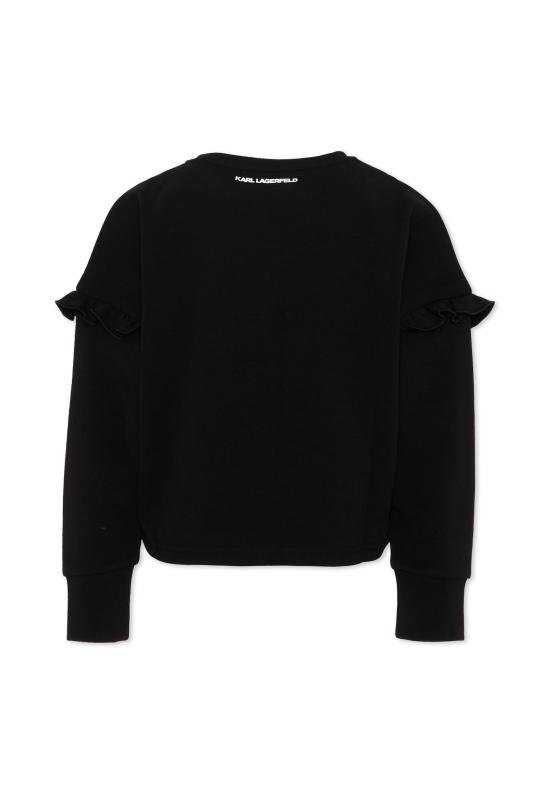 26FW [키즈] 칼라거펠트 니트/스웻셔츠 Z31319 09B BLACK - KARL LAGERFELD