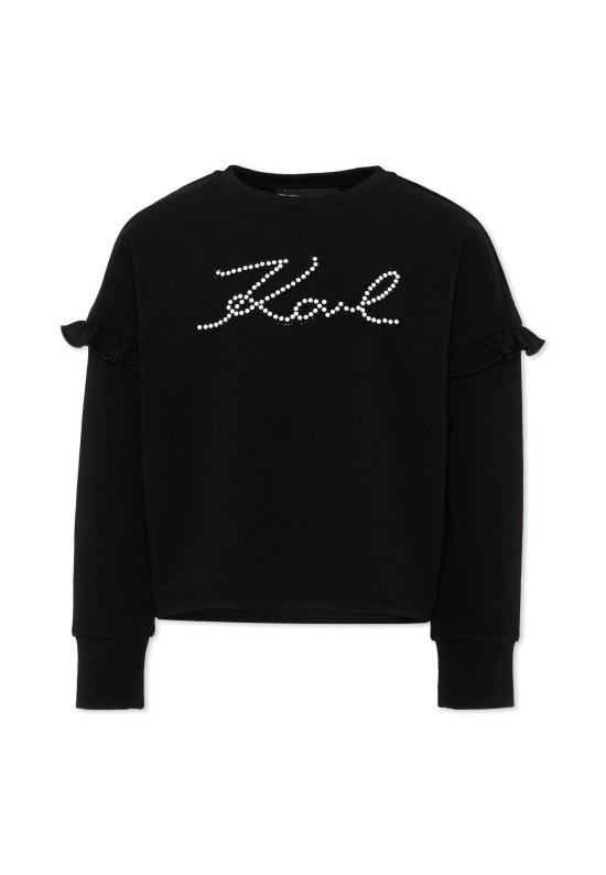 26FW [키즈] 칼라거펠트 니트/스웻셔츠 Z31319 09B BLACK