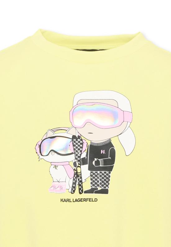 26FW [키즈] 칼라거펠트 니트/스웻셔츠 Z31318 532 YELLOW - KARL LAGERFELD