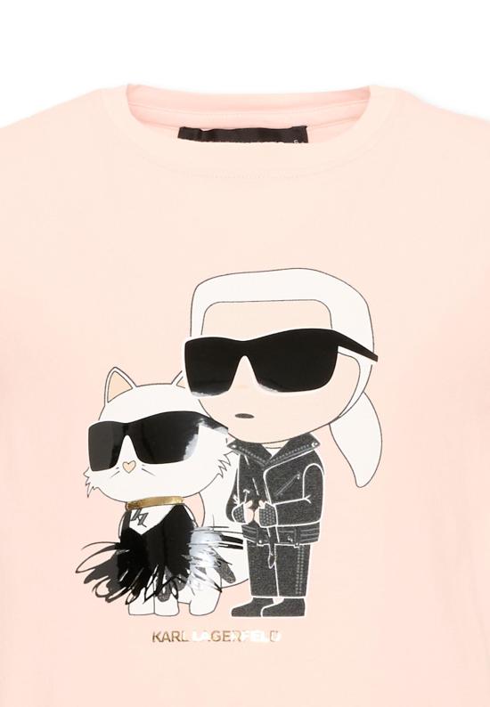 26FW [키즈] 칼라거펠트 티셔츠 Z31308 471 PINK - KARL LAGERFELD