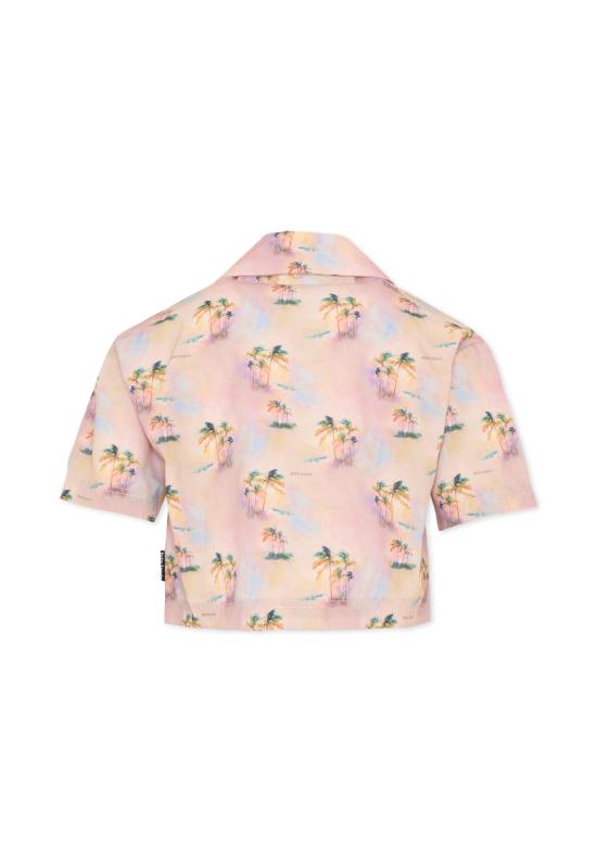 26SS [키즈] 팜앤젤스 셔츠 PGGG001S26FAB001 042 PINK - PALM ANGELS