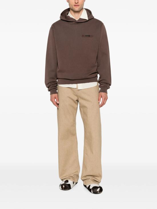 26FW 자크뮈스 그로그랭 후드 티셔츠 HOM00247AJ00126 850 BROWN - JACQUEMUS