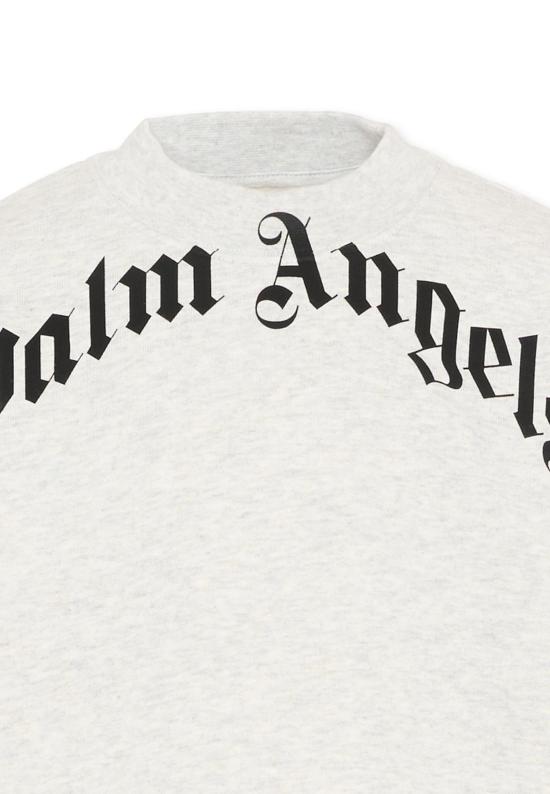 26SS [키즈] 팜앤젤스 니트/스웻셔츠 PBBA012S26FLE001 101 GREY - PALM ANGELS