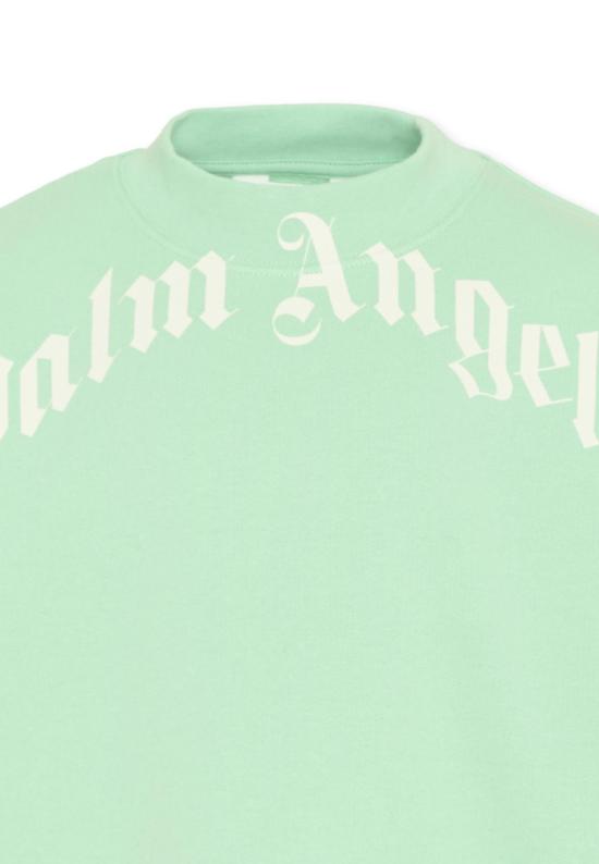 26SS [키즈] 팜앤젤스 니트/스웻셔츠 PBBA012S26FLE001 080 GREEN - PALM ANGELS