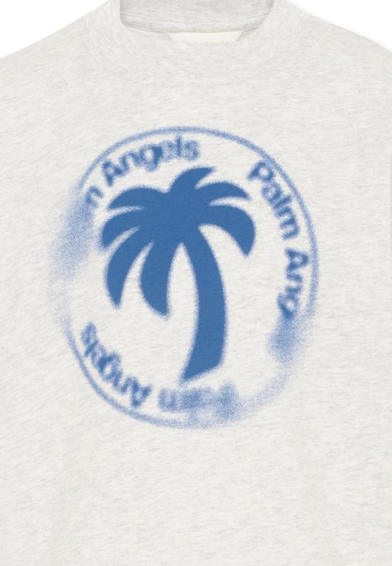 26SS [키즈] 팜앤젤스 티셔츠 PBAA003S26JER003 101 GREY - PALM ANGELS