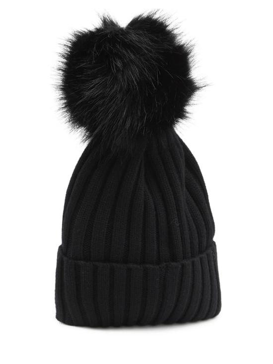 26FW 몽클레어 폼폼 울 비니 폼폼 울 비니 L20933B00039 M1131 999 BLACK - MONCLER