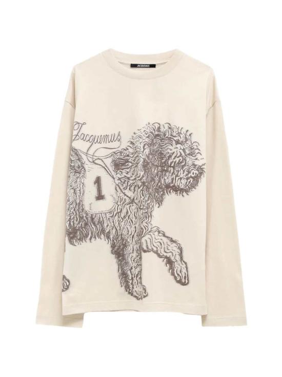 26FW 자크뮈스 반팔 티셔츠 26HTSU00347AJ00329 MULTI BEIGE 015