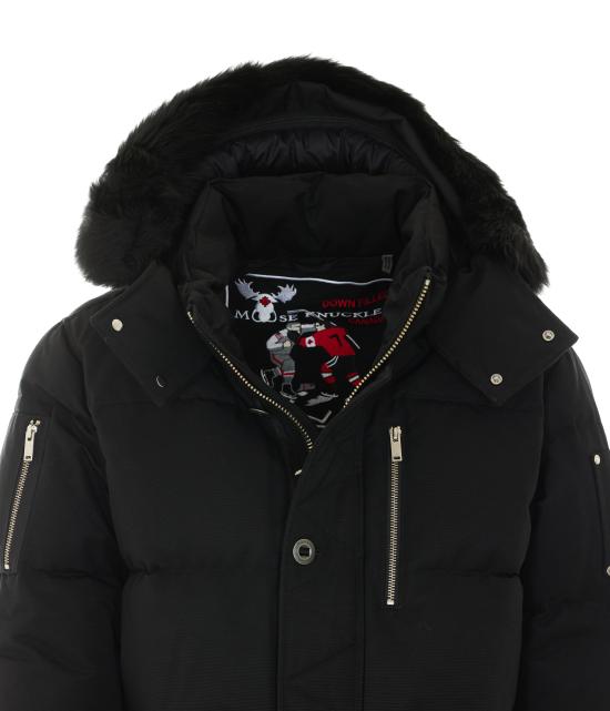 26FW 무스너클 오리지널 네오 시어 3Q 다운 자켓 M35MJ128S 305 BLACK - MOOSE KNUCKLES