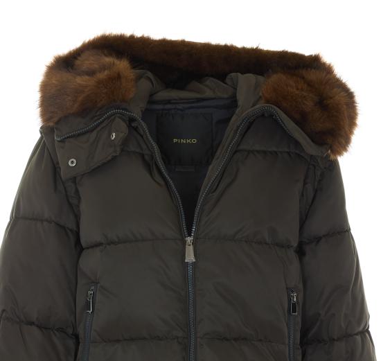 26FW 핑코 패딩 107183 A2Y0M04 BROWN - PINKO