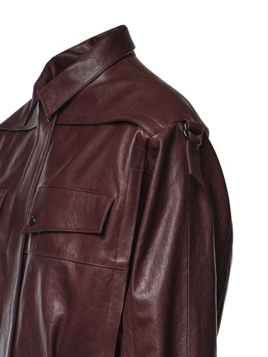 26FW 마그다뷰트림 가죽 자켓 344726 BORDEAUX - MAGDA BUTRYM