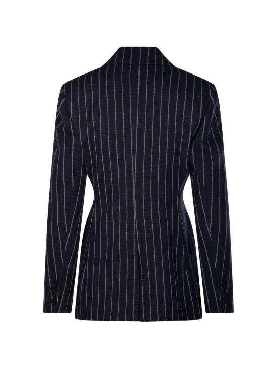 26FW 막스마라 핀스트라이프 버진 울 블레이저 자켓 2621916051600 139F002 BLU - MAX MARA