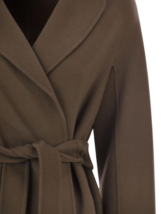 26FW 에스막스마라 에스막스마라 에스투리아 벨티드 울 코트 2629016101600 700097 MARRONE - 'S MAX MARA